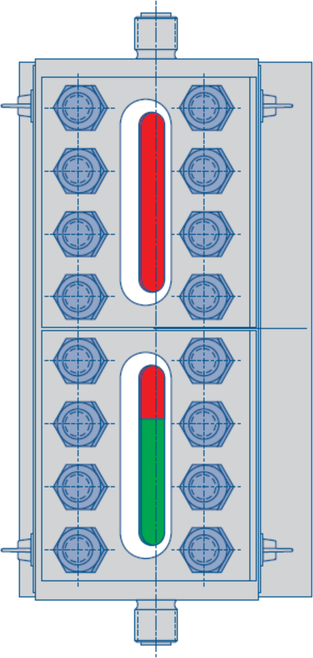 Operating Principle Of Bi-colour Type Liquid Level Gauges – KLINGER